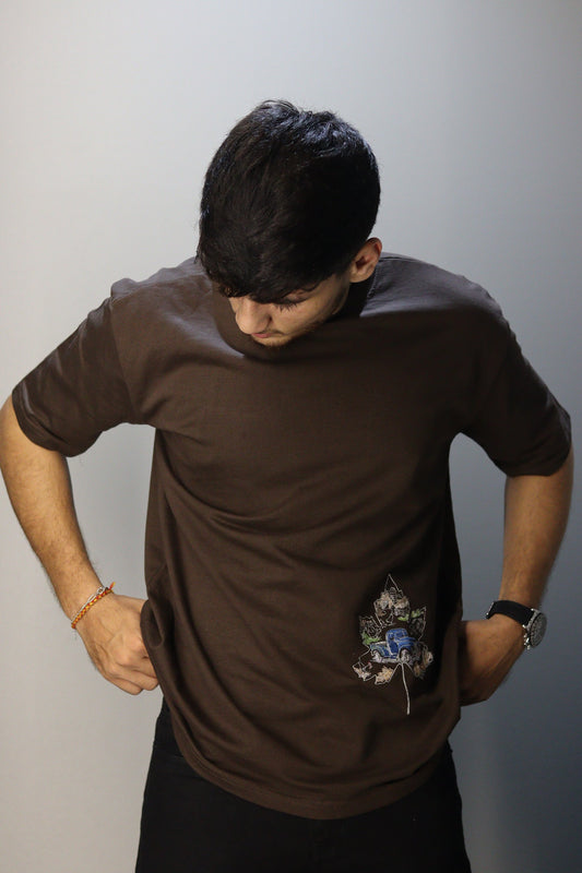 Heritage Ride – Oversized Tee – Beast Embroidered Drop