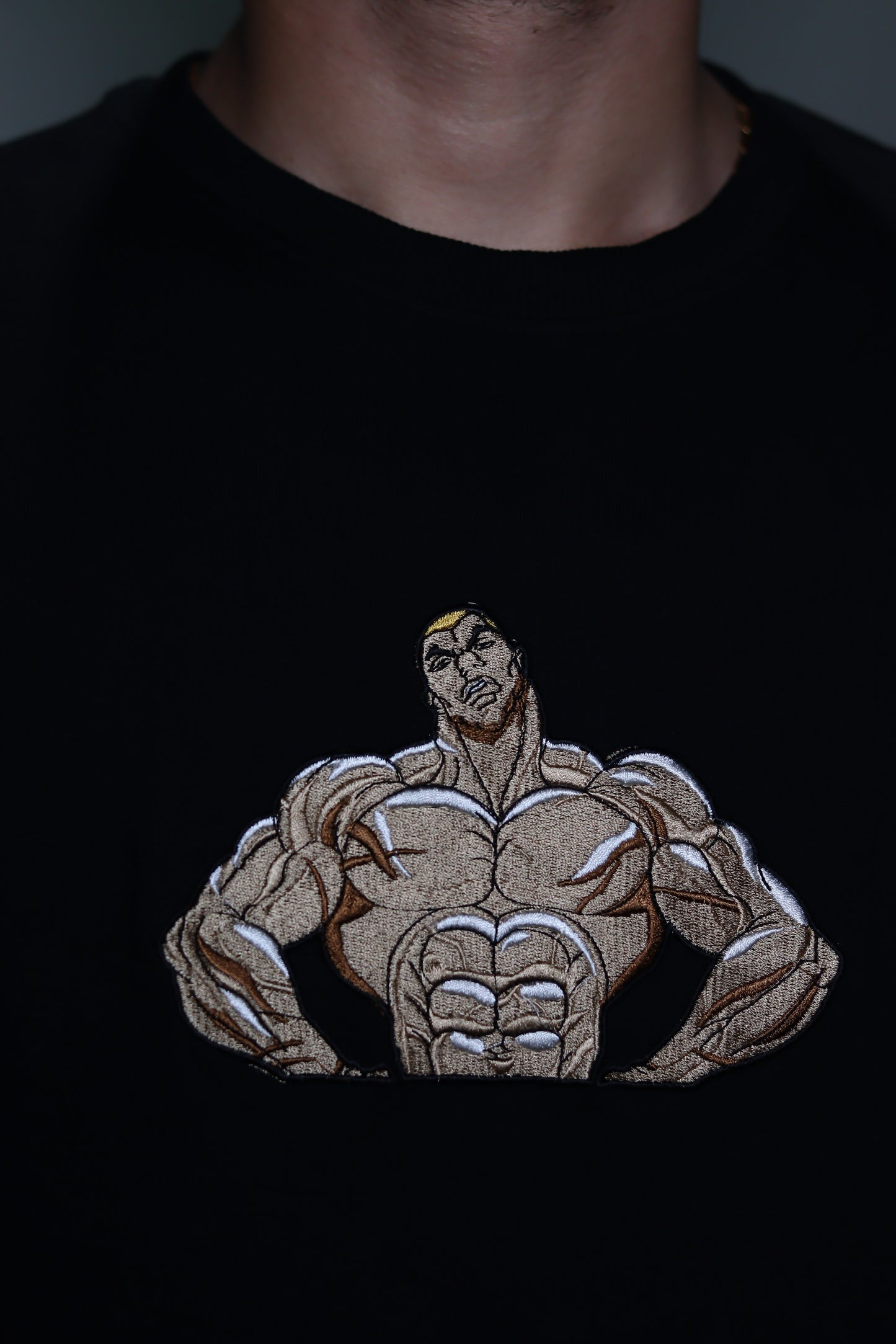 Alpha Flex Premium oversized Tee – Beast Embroidered Drop