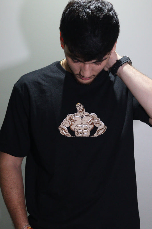 Alpha Flex Premium oversized Tee – Beast Embroidered Drop