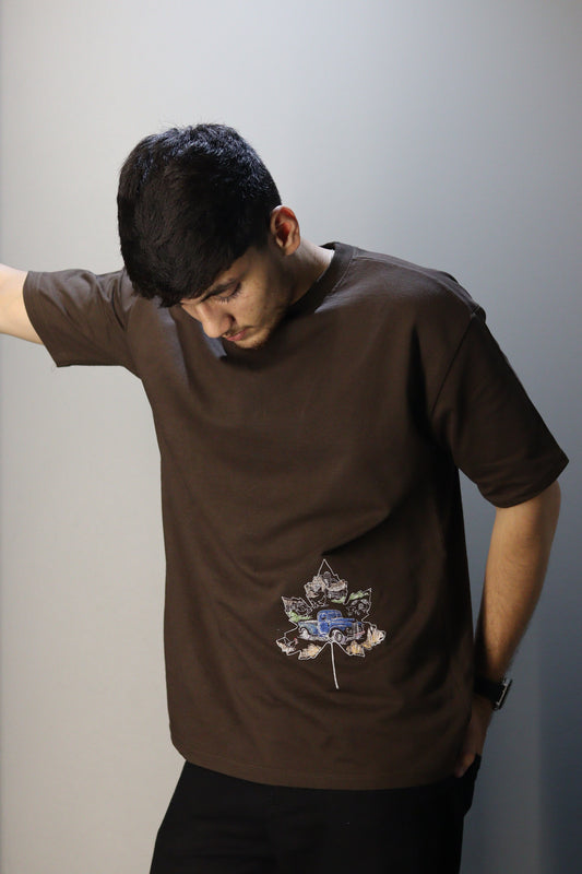 Heritage Ride – Oversized Tee – Beast Embroidered Drop