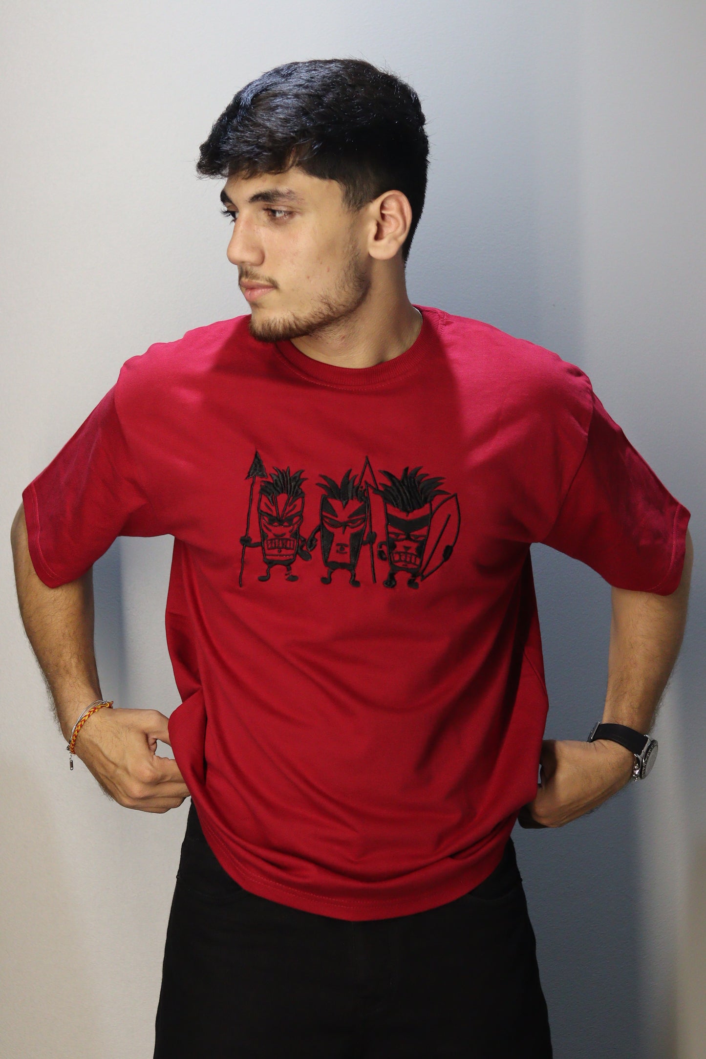 Tribal Fury – Oversized Tee – Beast Embroidered Drop
